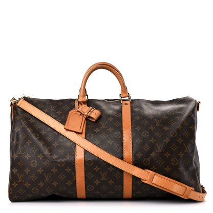 Louis Vuitton Monogram Keepall Bandouliere 55 1 of 36