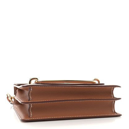 Hermes Evercolor Mini Sac Roulis Gold 6 of 23