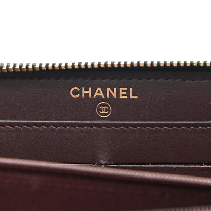 Chanel Caviar Quilted Large Gusset Zip Around Wallet Black 6 of 9