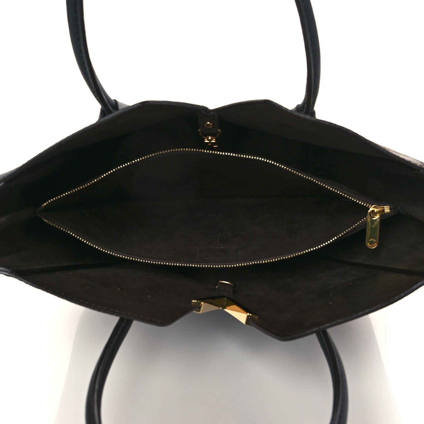 Calfskin Monogram Kimono Tote PM Black