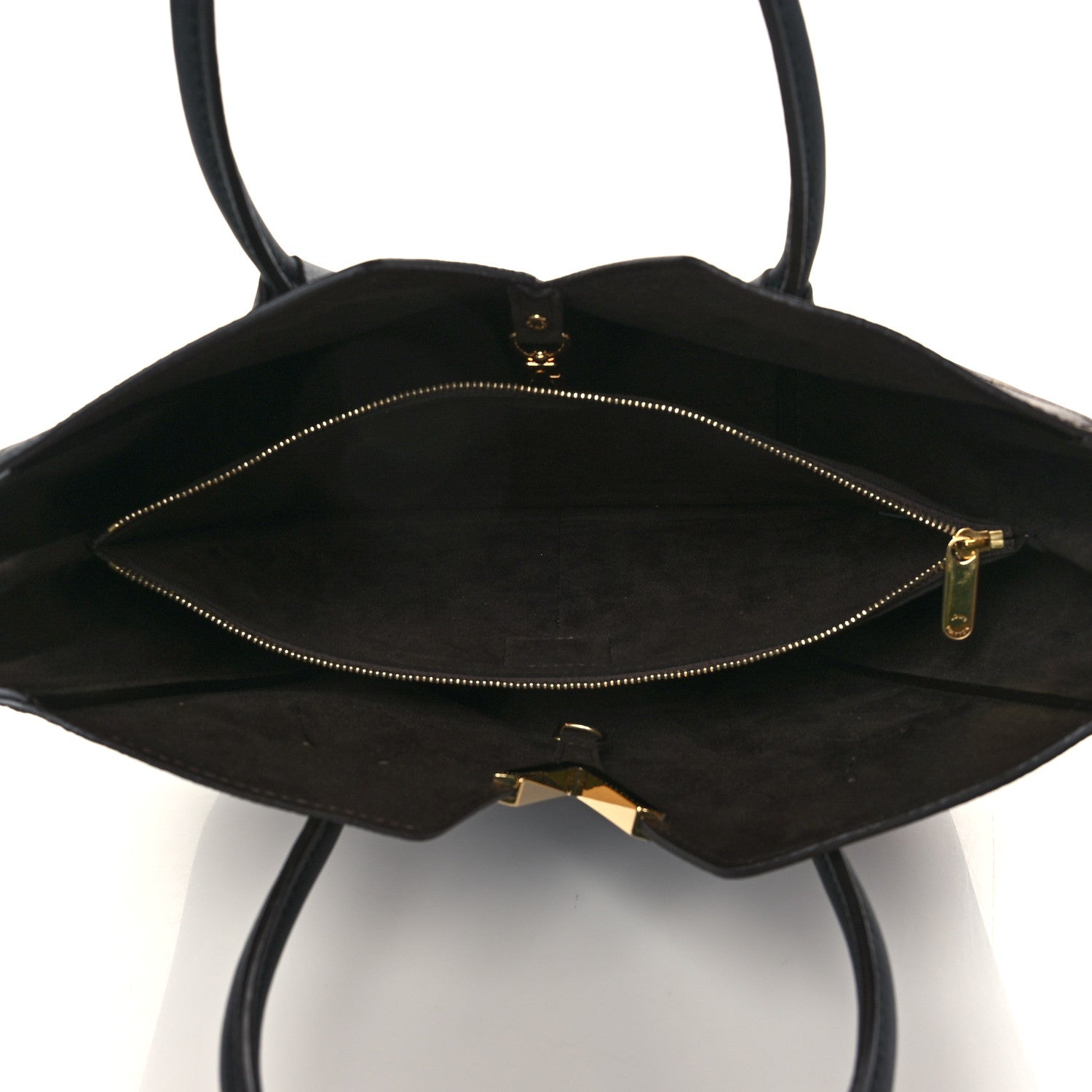 Louis Vuitton Calfskin Monogram Kimono Tote PM Black 4 of 5