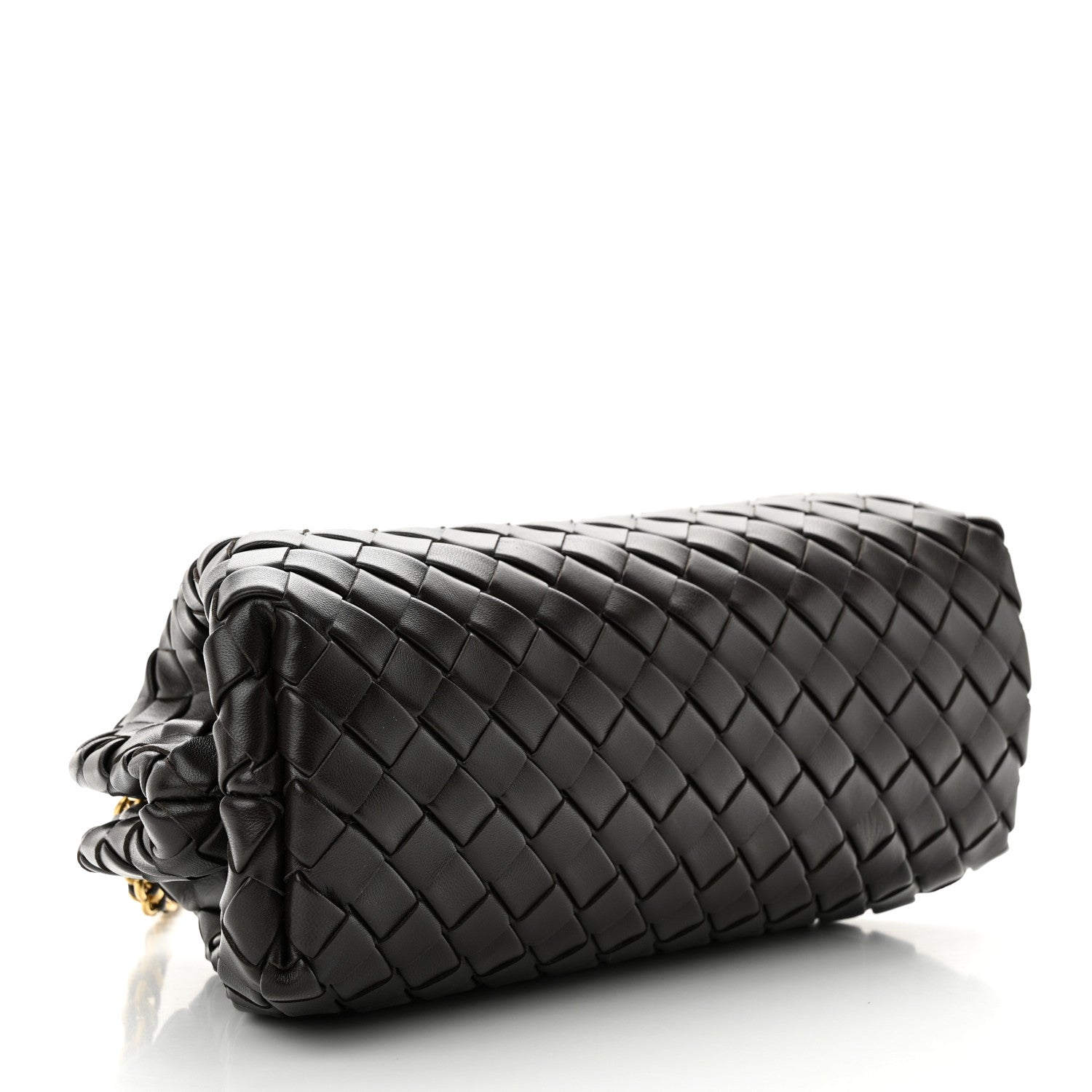 Bottega Veneta Nappa Intrecciato Teen The Lauren 1980 Clutch With Chain Fondant 4 of 11