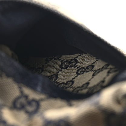 Gucci GG Monogram Web Double Pocket Belt Bag Navy 6 of 12