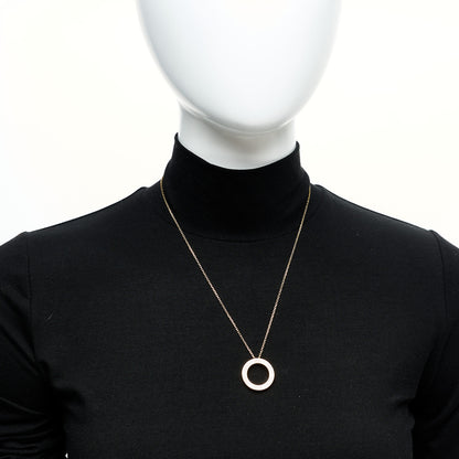 Cartier 18K Yellow Gold Diamond LOVE Paved Necklace 2 of 6