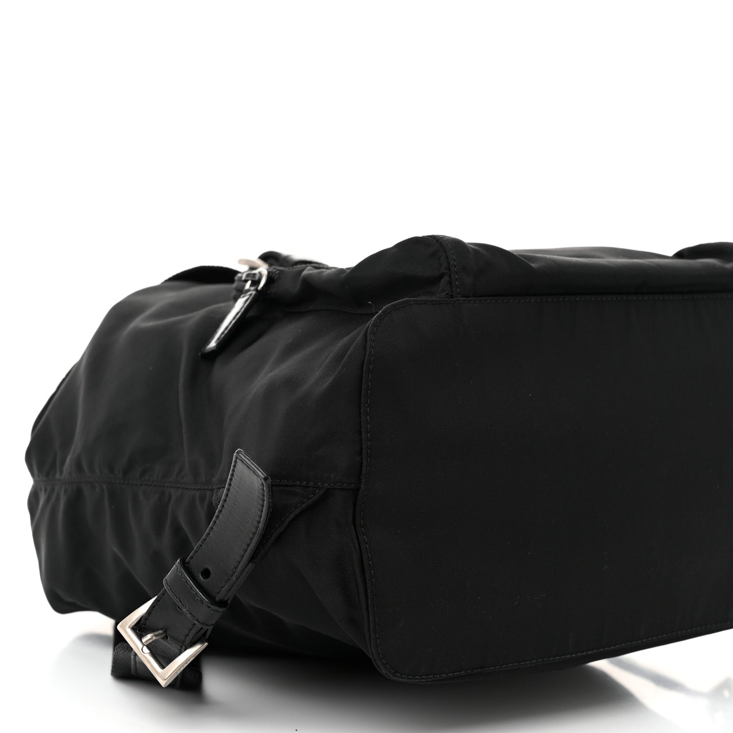 Tessuto Nylon Vela Cinch Backpack Black