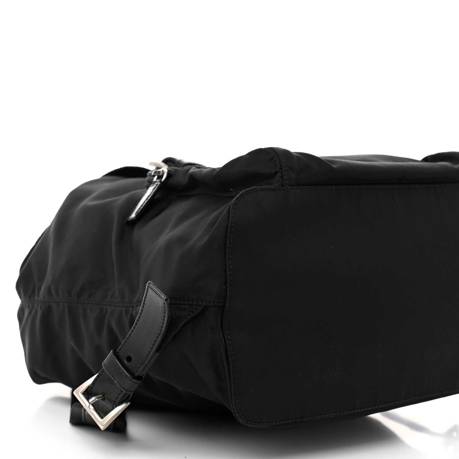 Prada Tessuto Nylon Vela Cinch Backpack Black 9 of 10