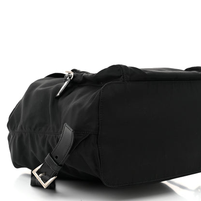 Prada Tessuto Nylon Vela Cinch Backpack Black 9 of 10
