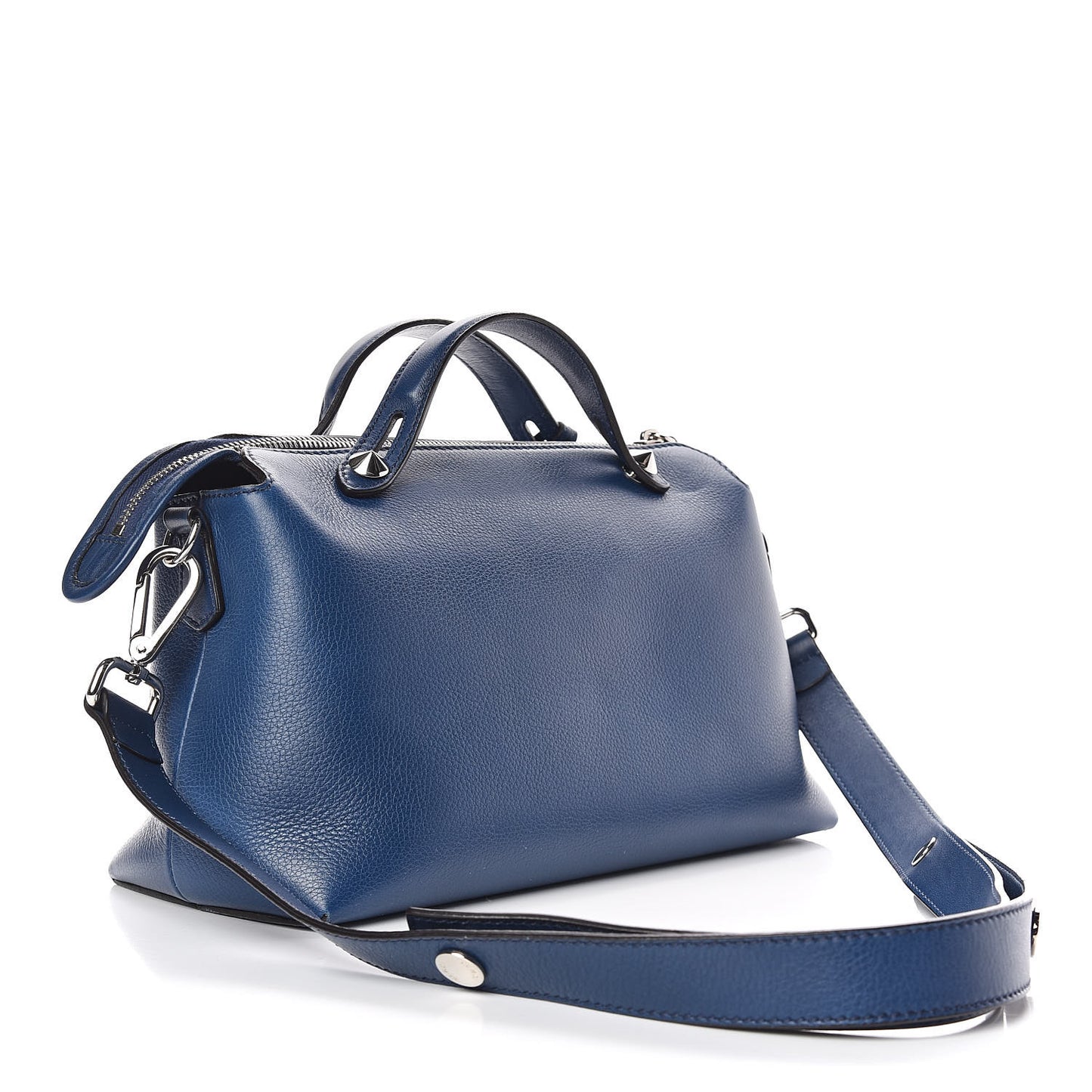 Vitello Dolce Marmol Medium By The Way Boston Bag Blue