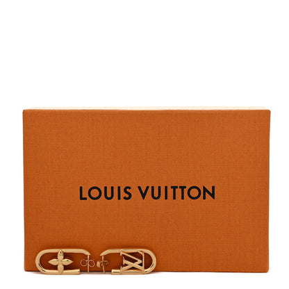 Louis Vuitton Metal My LV Chain Earrings Gold 5 of 5