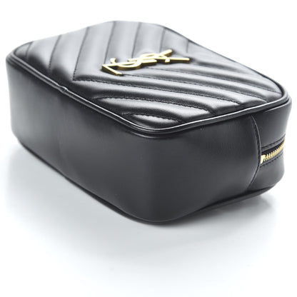 Saint Laurent Calfskin Matelasse Monogram Lou Belt Bag Black 7 of 9