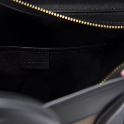 Celine Drummed Calfskin Nubuck Nano Tri-Color Luggage Beige 6 of 10