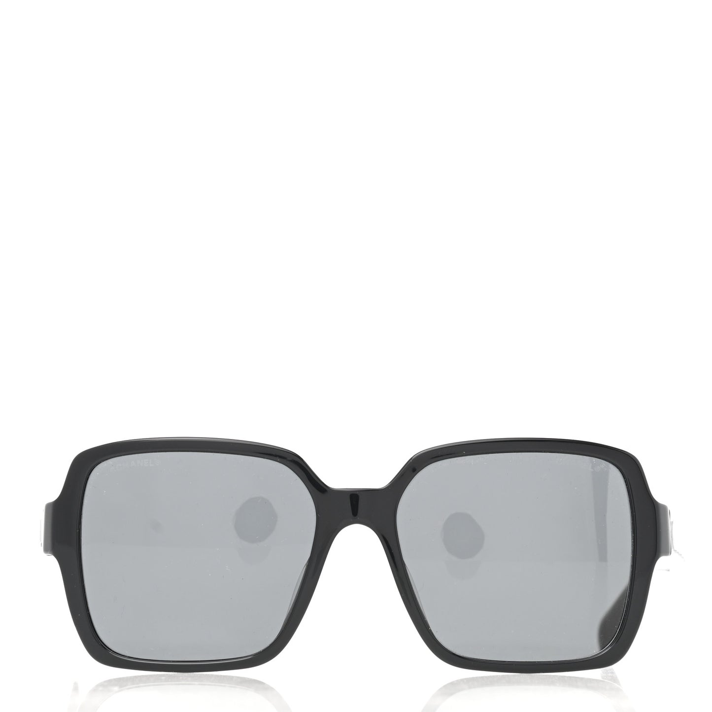 Acetate Square Sunglasses 5408-A Black