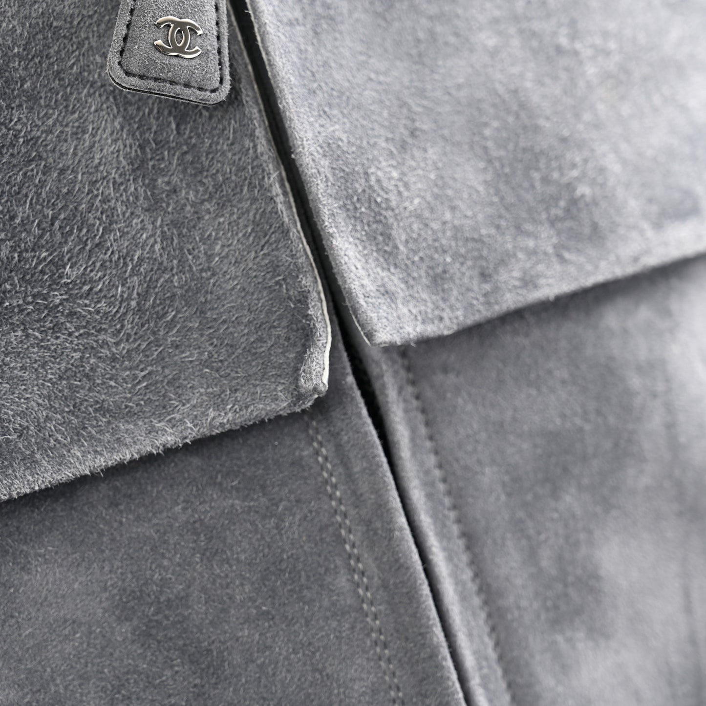 Suede High Boots 41 Grey