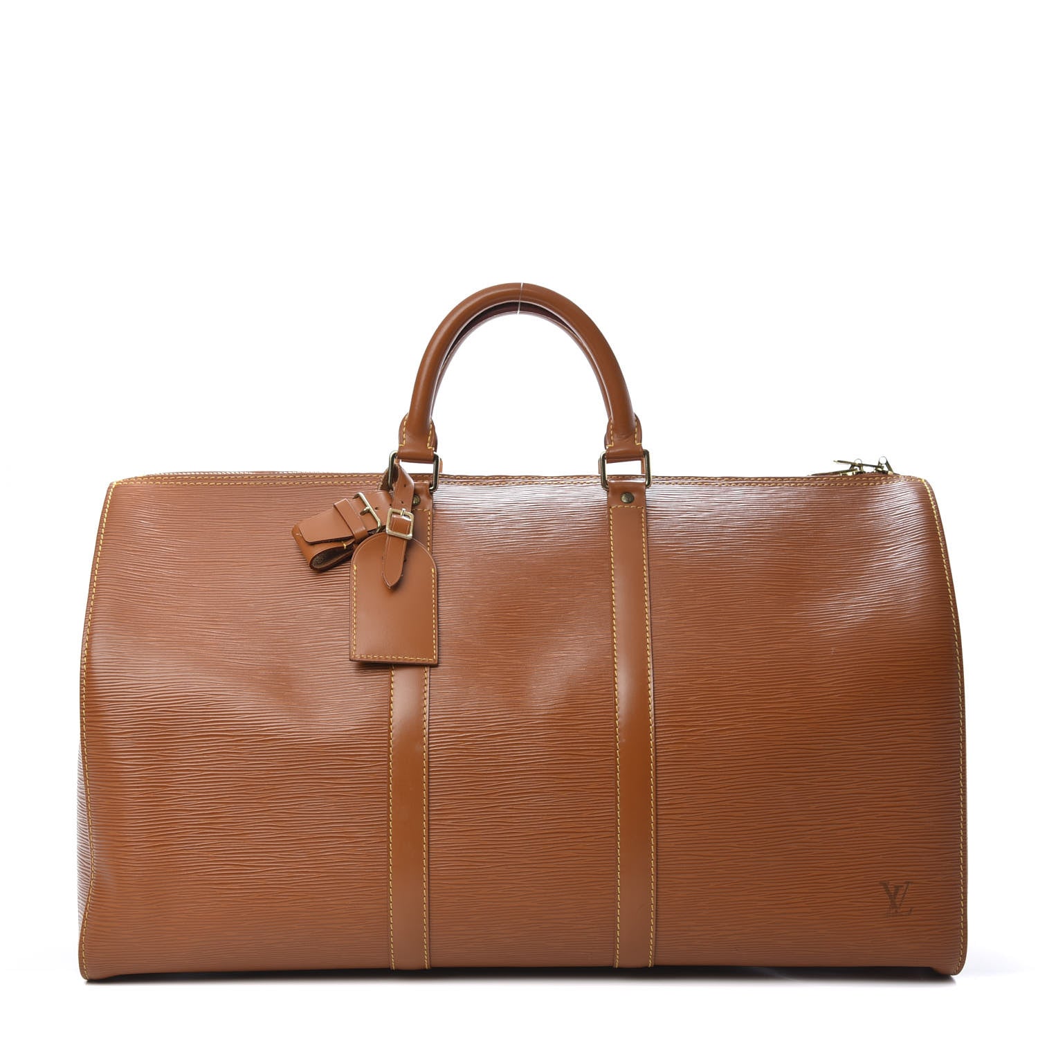Louis Vuitton Epi Keepall 50 Cipango 1 of 12