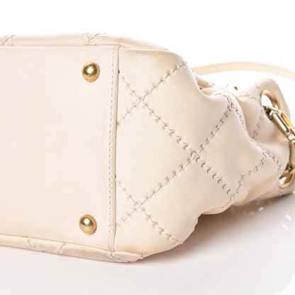 Chanel Calfskin Quilted Retro Chain Flap Beige 27 of 27