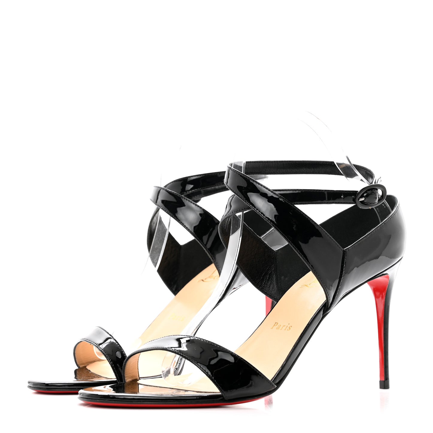 Patent Open Liloo 85 Sandals 41 Black