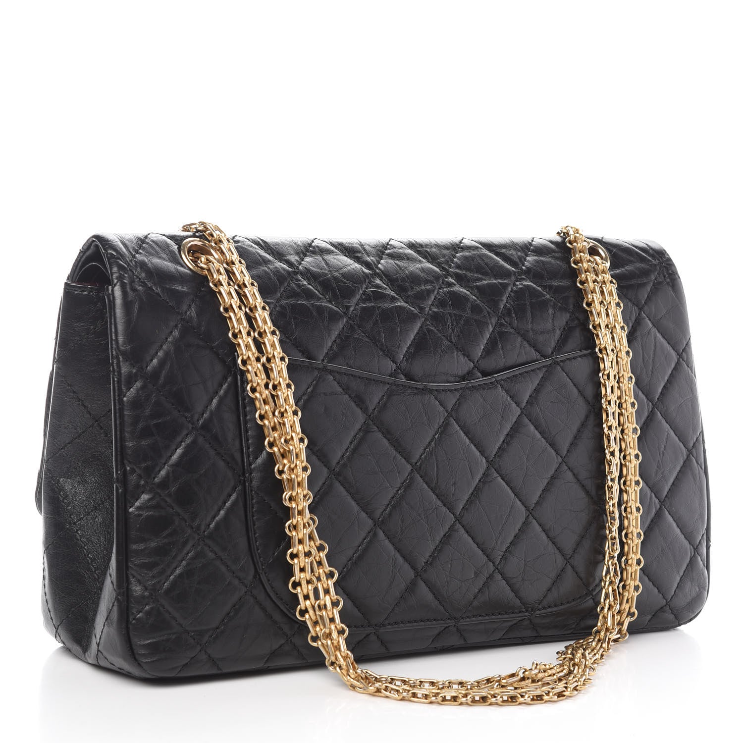 Chanel Aged Calfskin Quilted 2.55 Reissue 227 Flap Black 2 of 9
