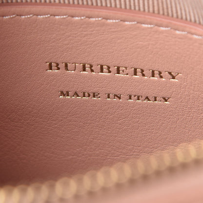 Burberry Grainy Calfskin 1983 Knight Check Link Camera Bag Peach 6 of 7