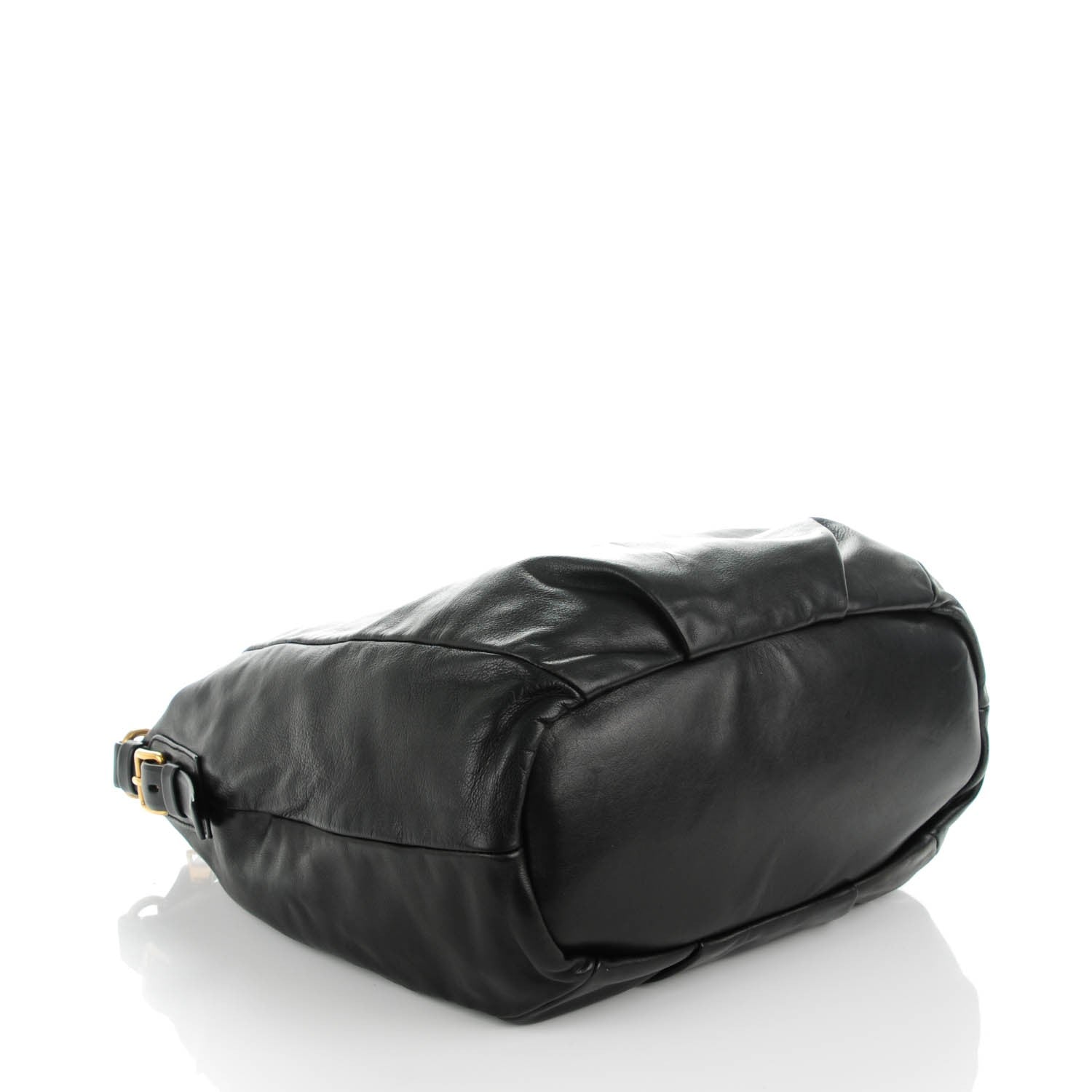 Prada Soft Calf Hobo Nero Black 4 of 8