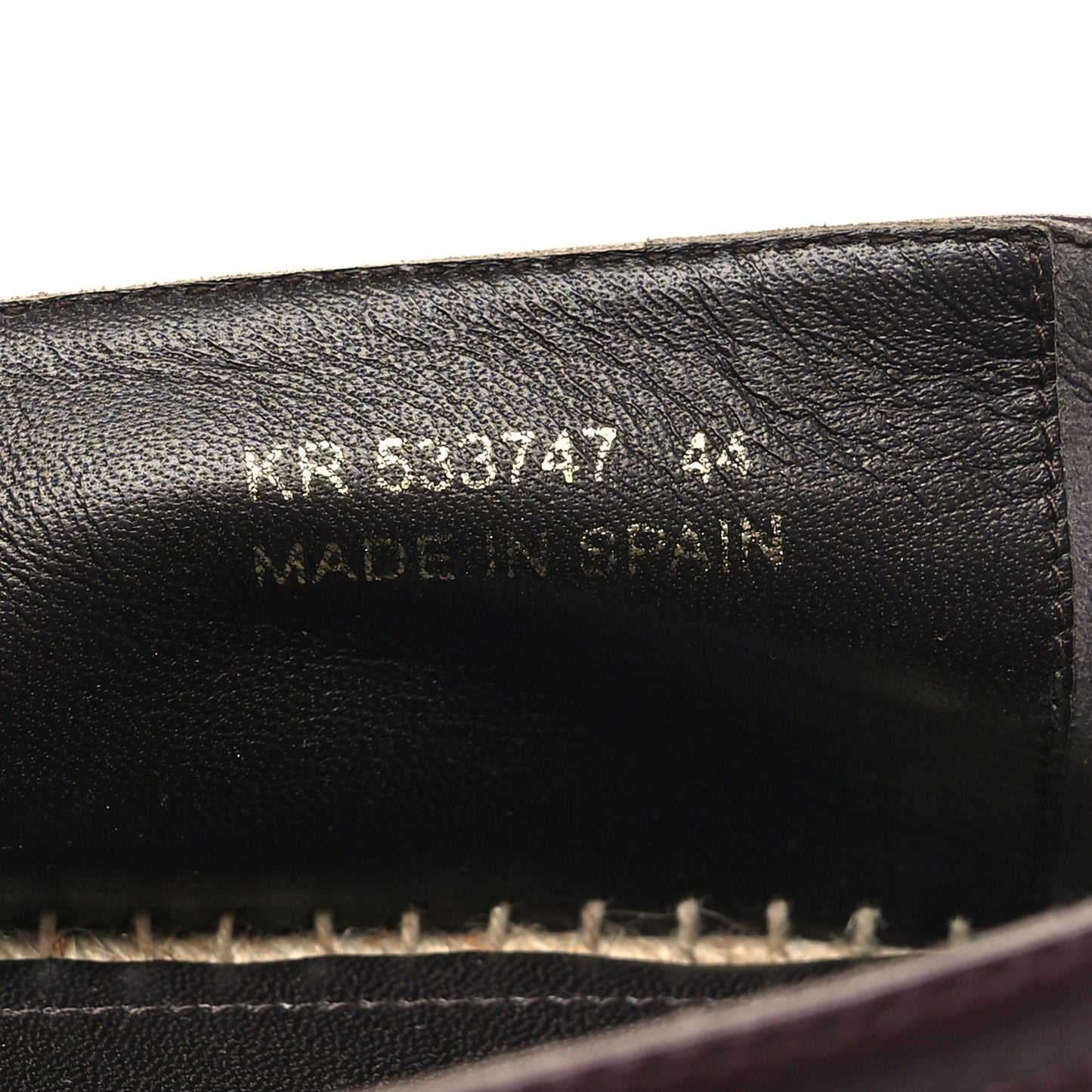 Nappa Vendome Monogram Espadrilles 44 Barolo