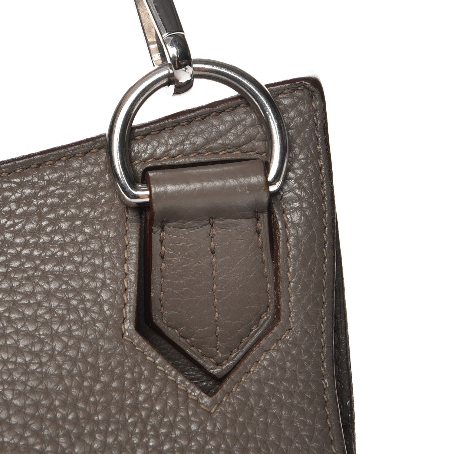 Hermes Taurillon Clemence Jypsiere 37 Etain 22 of 28