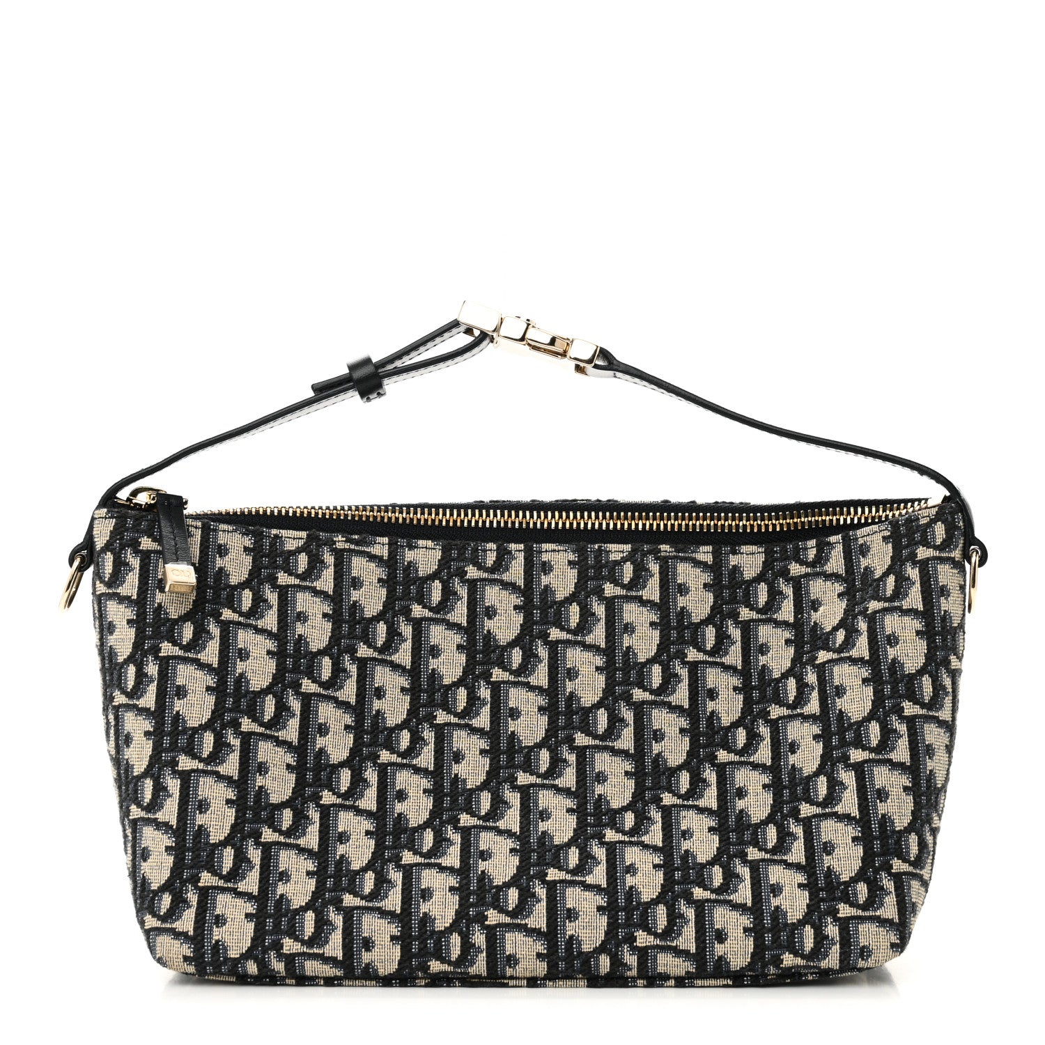 Christian Dior Oblique Medium Diortravel Nomad Pouch Blue 1 of 11