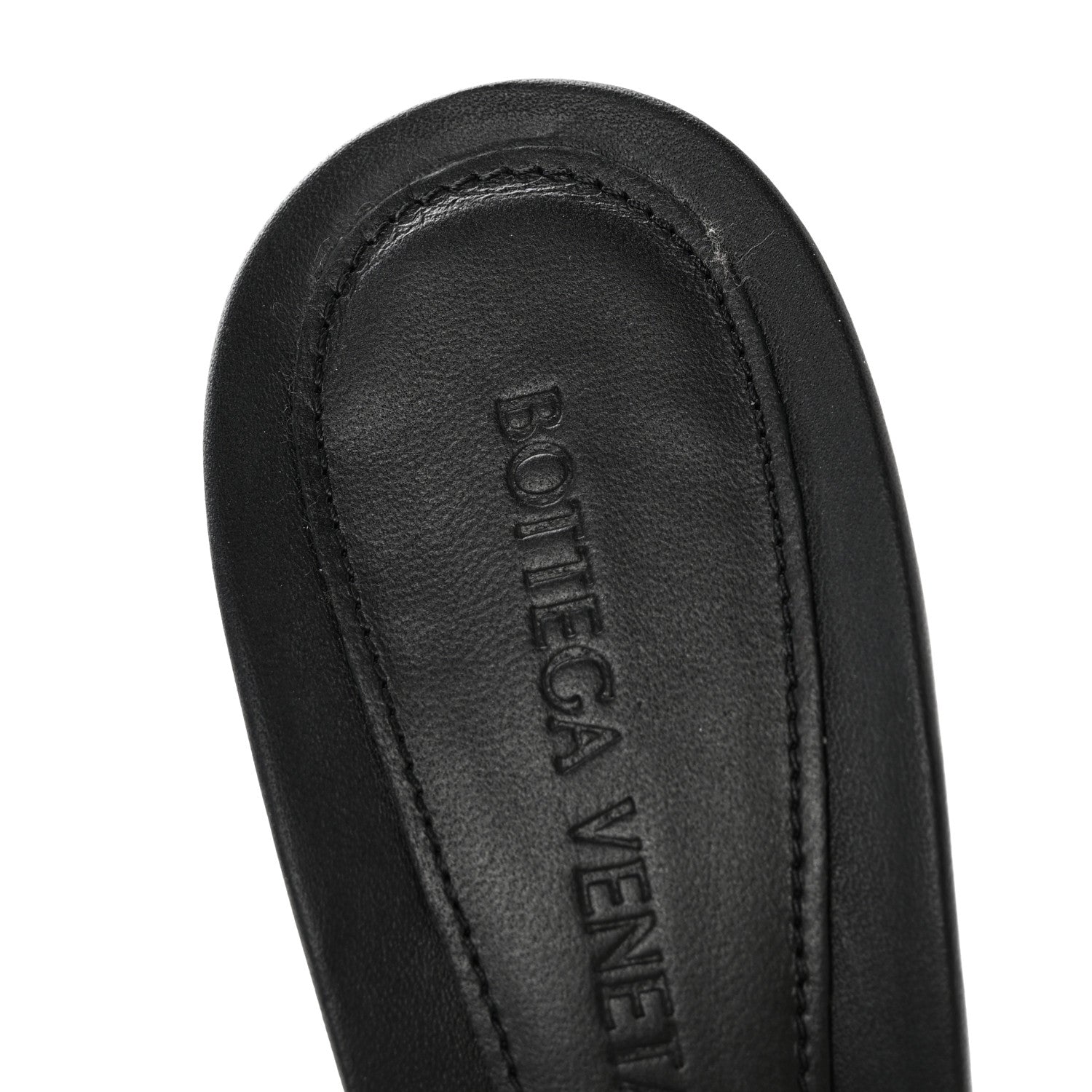 Bottega Veneta Nappa Matelasse Padded Mule Sandals 38 Black 8 of 10