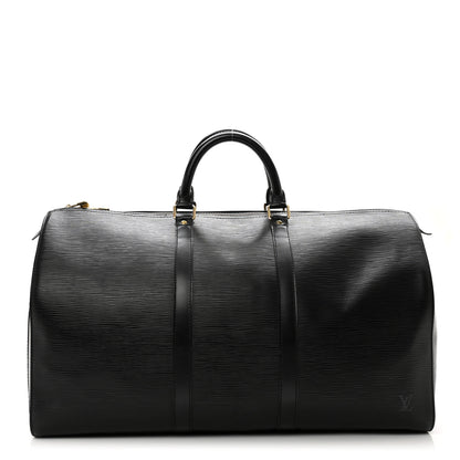 Louis Vuitton Epi Keepall 50 Black 1 of 17