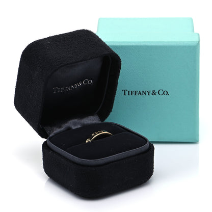 Tiffany 18K Yellow Gold Narrow 1837 Ring 50 5.5 5 of 5