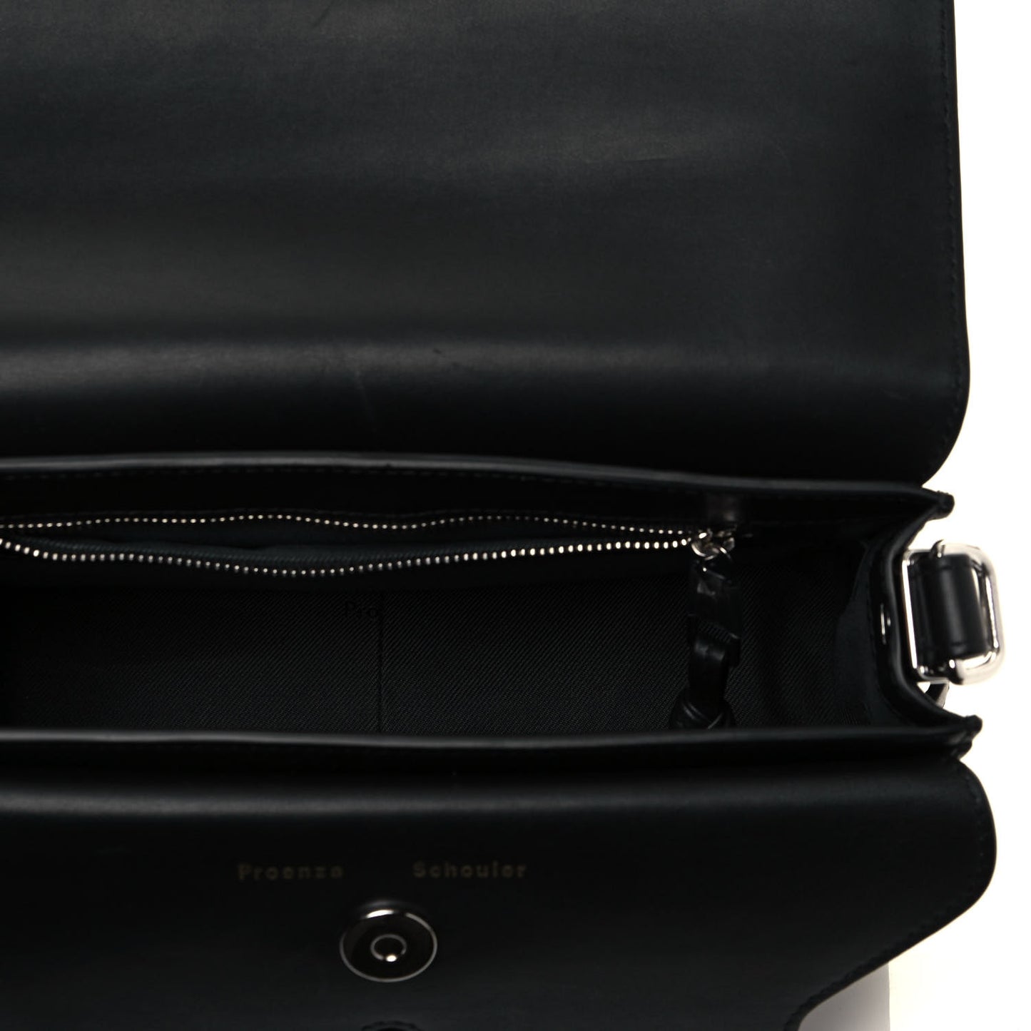 Smooth Calfskin Mini PS11 Classic Shoulder Bag Black