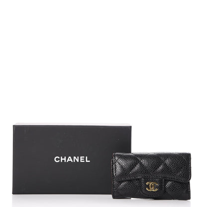 Chanel Caviar Quilted 6 Key Holder Black 8 of 8