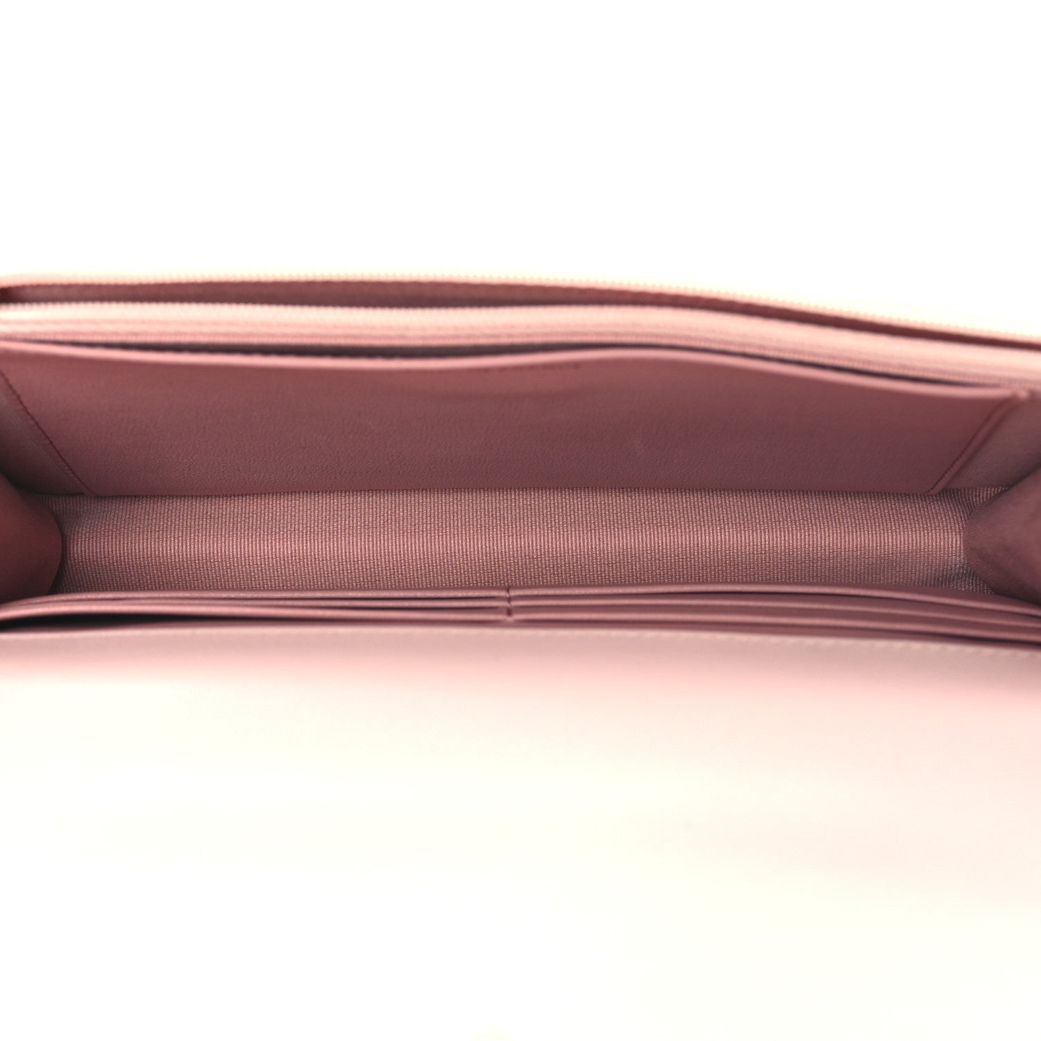 Chanel Lambskin Quilted Metal Enamel Flower Top Handle Wallet On Chain WOC Light Pink 5 of 13