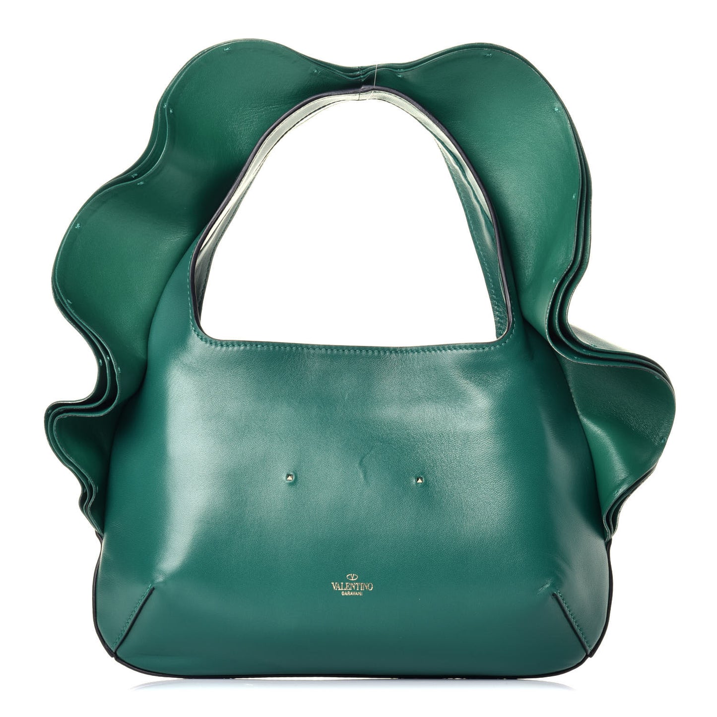 Nappa Atelier 04 Rouches Edition Small Ruffle Hobo Jungle