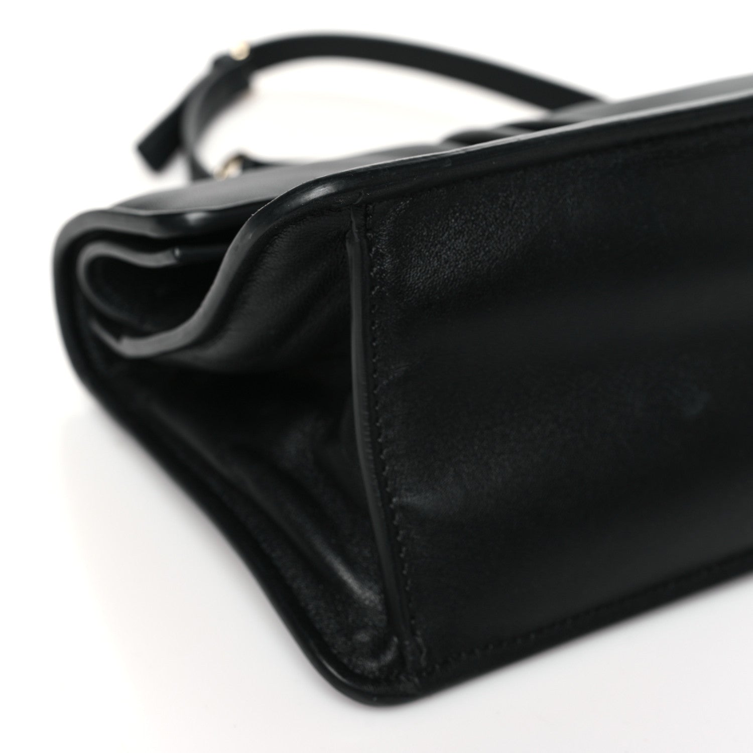 MCM Calfskin Small Candy Shoulder Bag Black 10 of 11