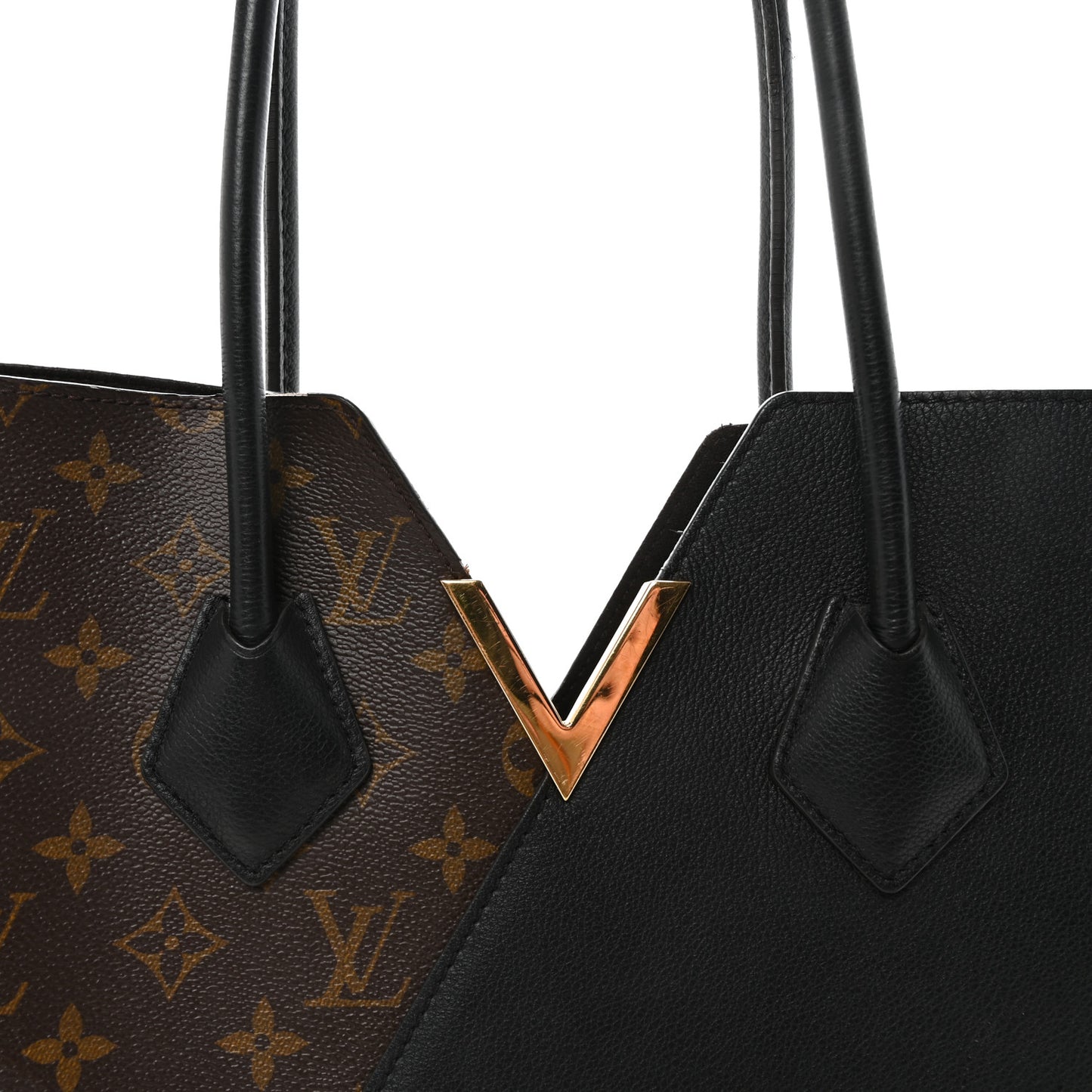 Calfskin Monogram Kimono Tote Black