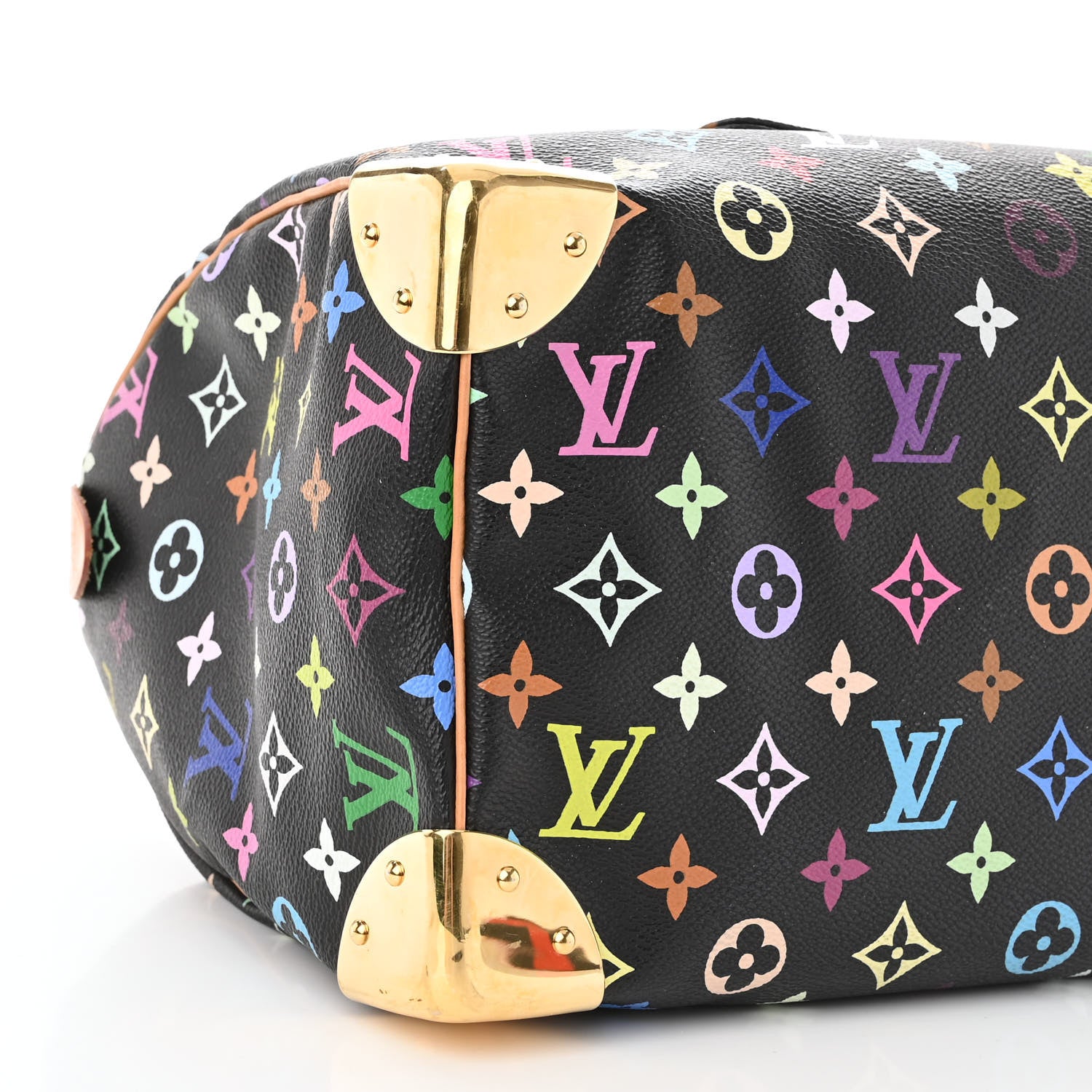 Louis Vuitton Monogram Multicolor Speedy 30 Black 8 of 9