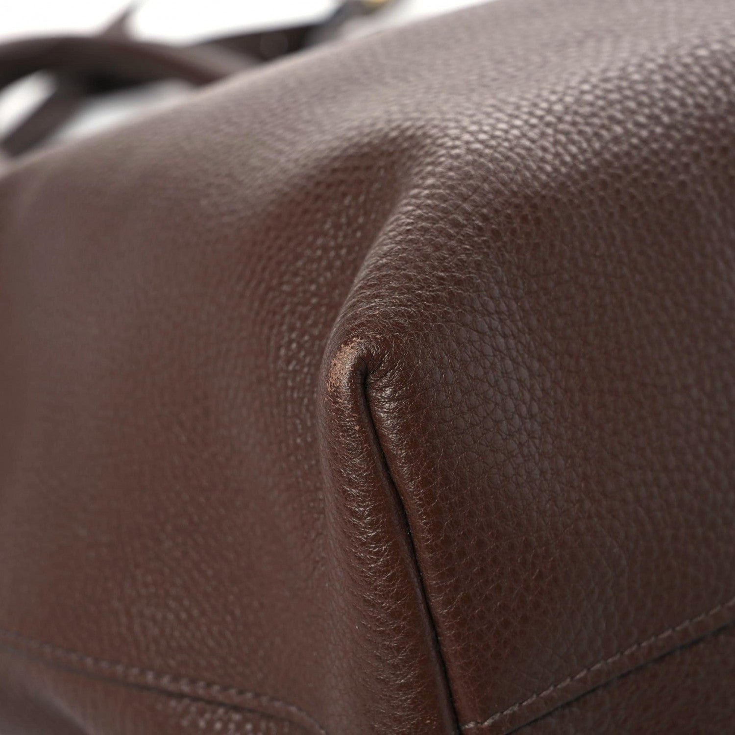 Prada Vitello Daino Shopping Tote Palissandro 8 of 14