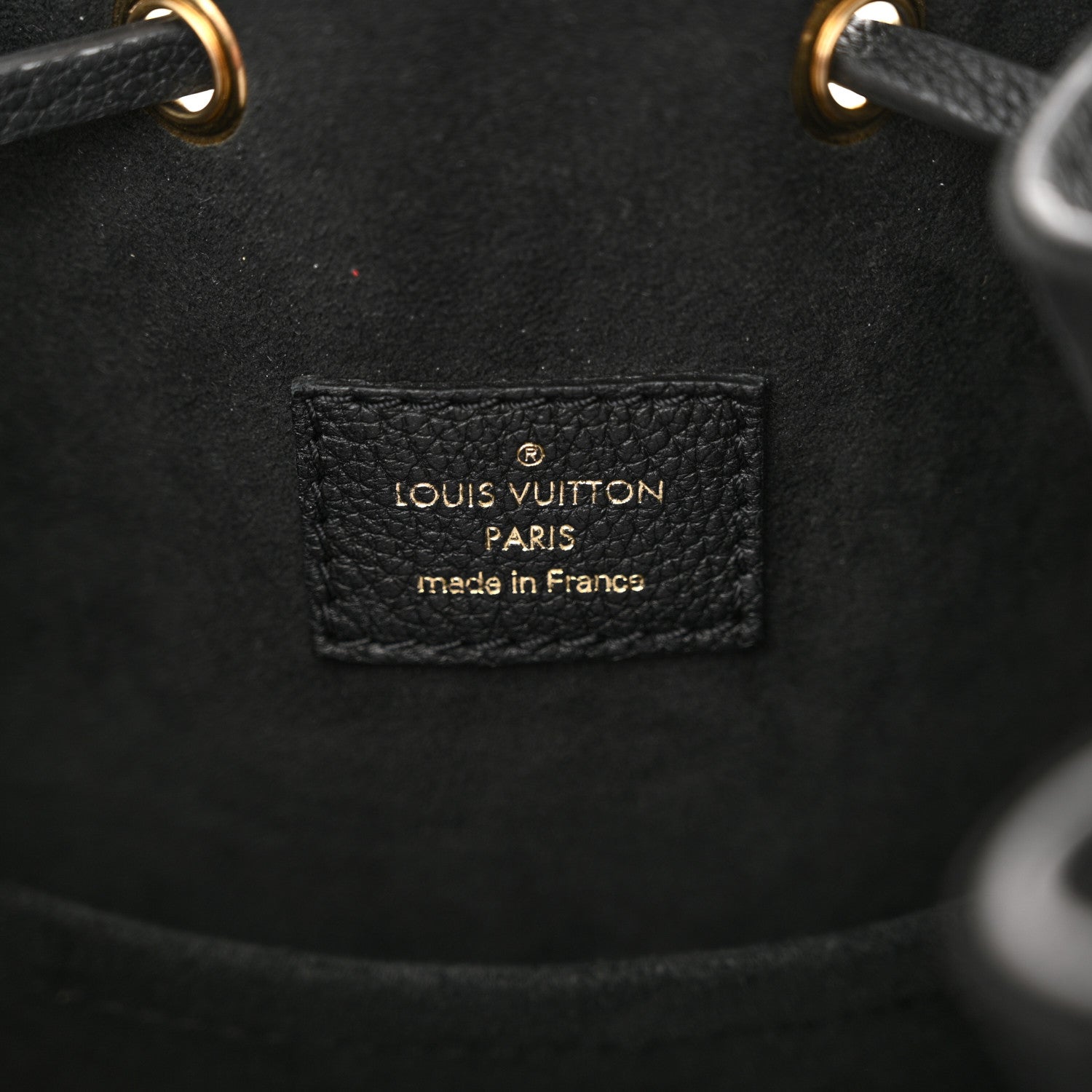 Louis Vuitton Calfskin Lockme Bucket MM Black 6 of 11