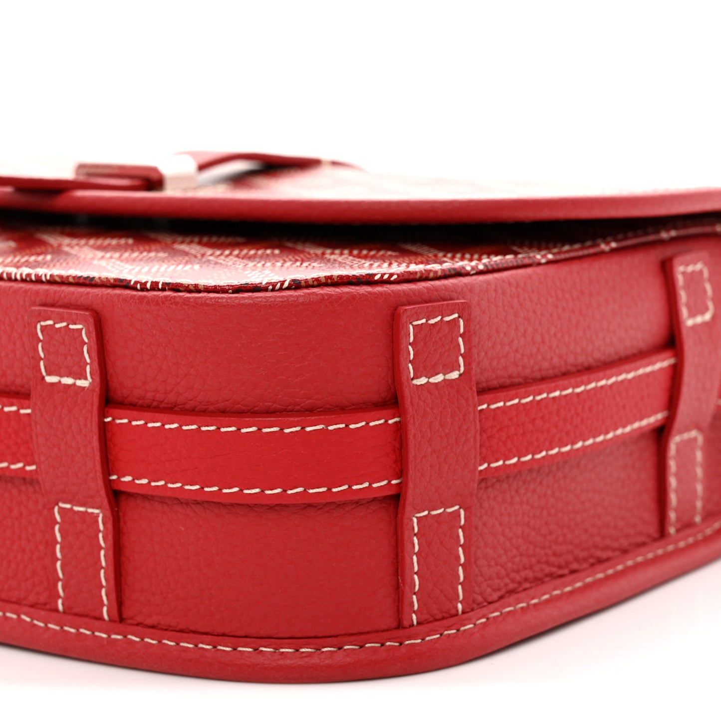 Goyardine Belvedere II PM Messenger Bag Red