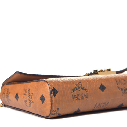 MCM Visetos Millie Wallet On Chain Cognac 8 of 9