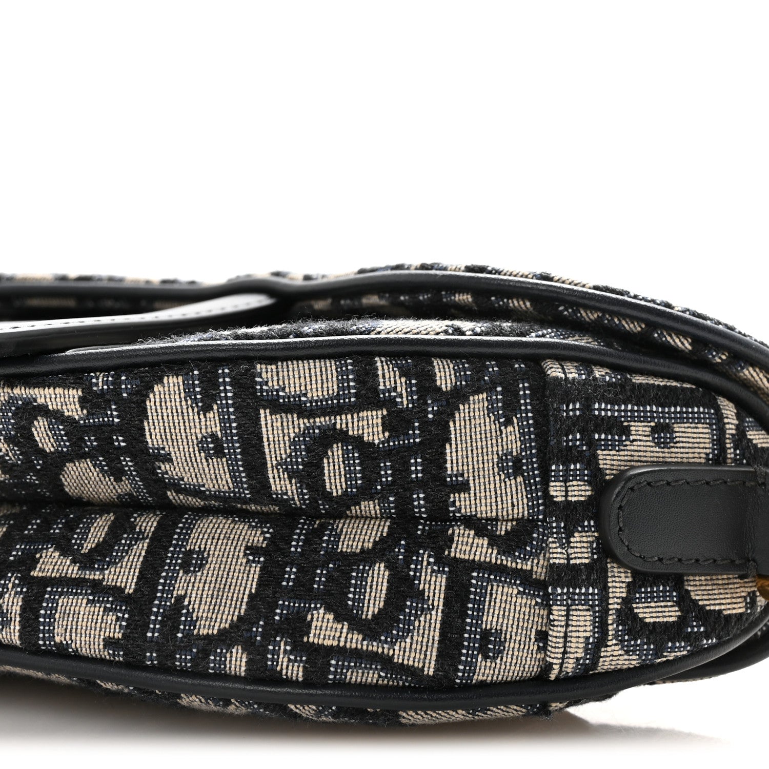 Christian Dior Oblique Mini Saddle Bag Blue 8 of 9