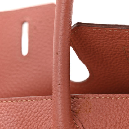 Hermes Togo Birkin 30 Rose Thé 11 of 15