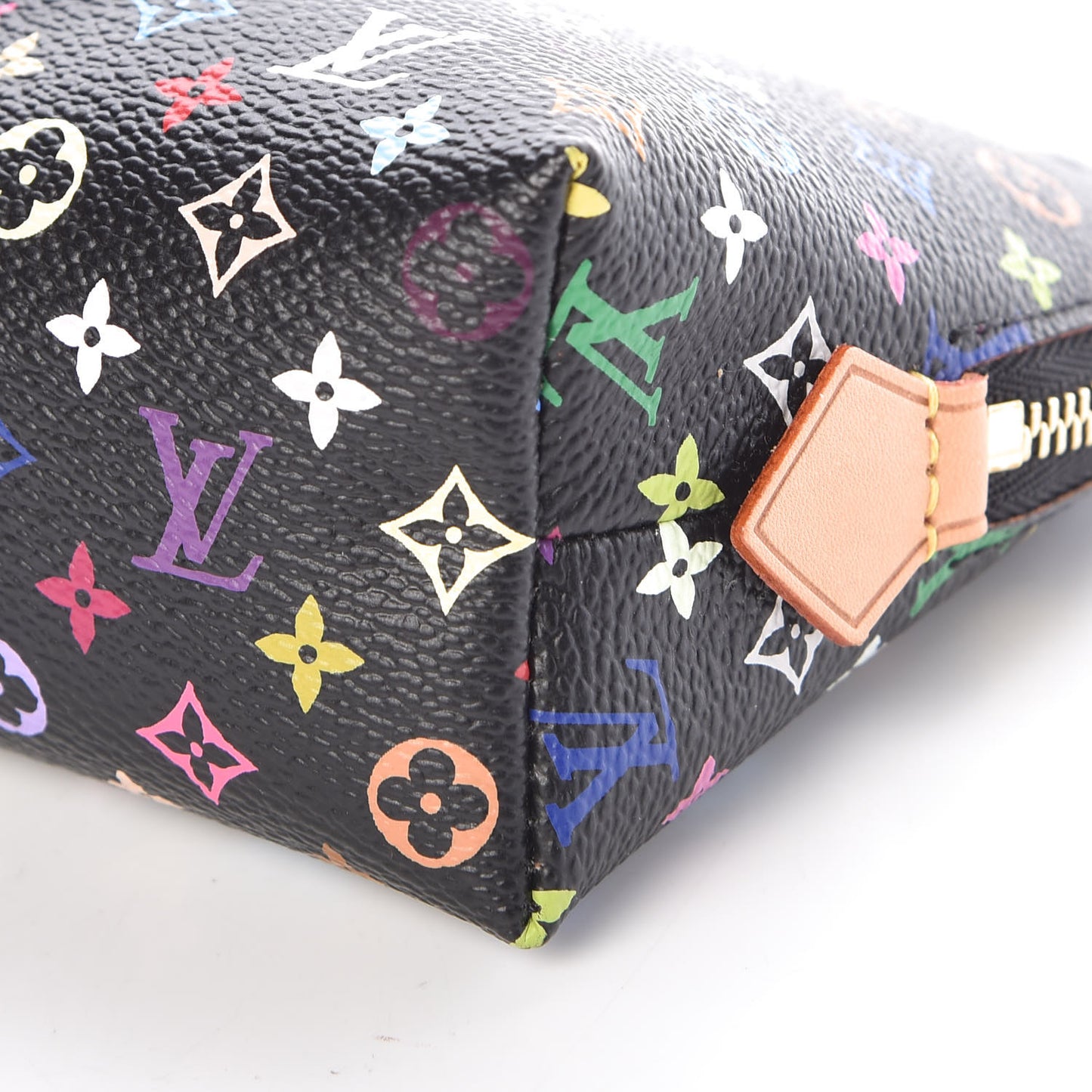 Monogram Multicolor Cosmetic Pouch Black Grenade