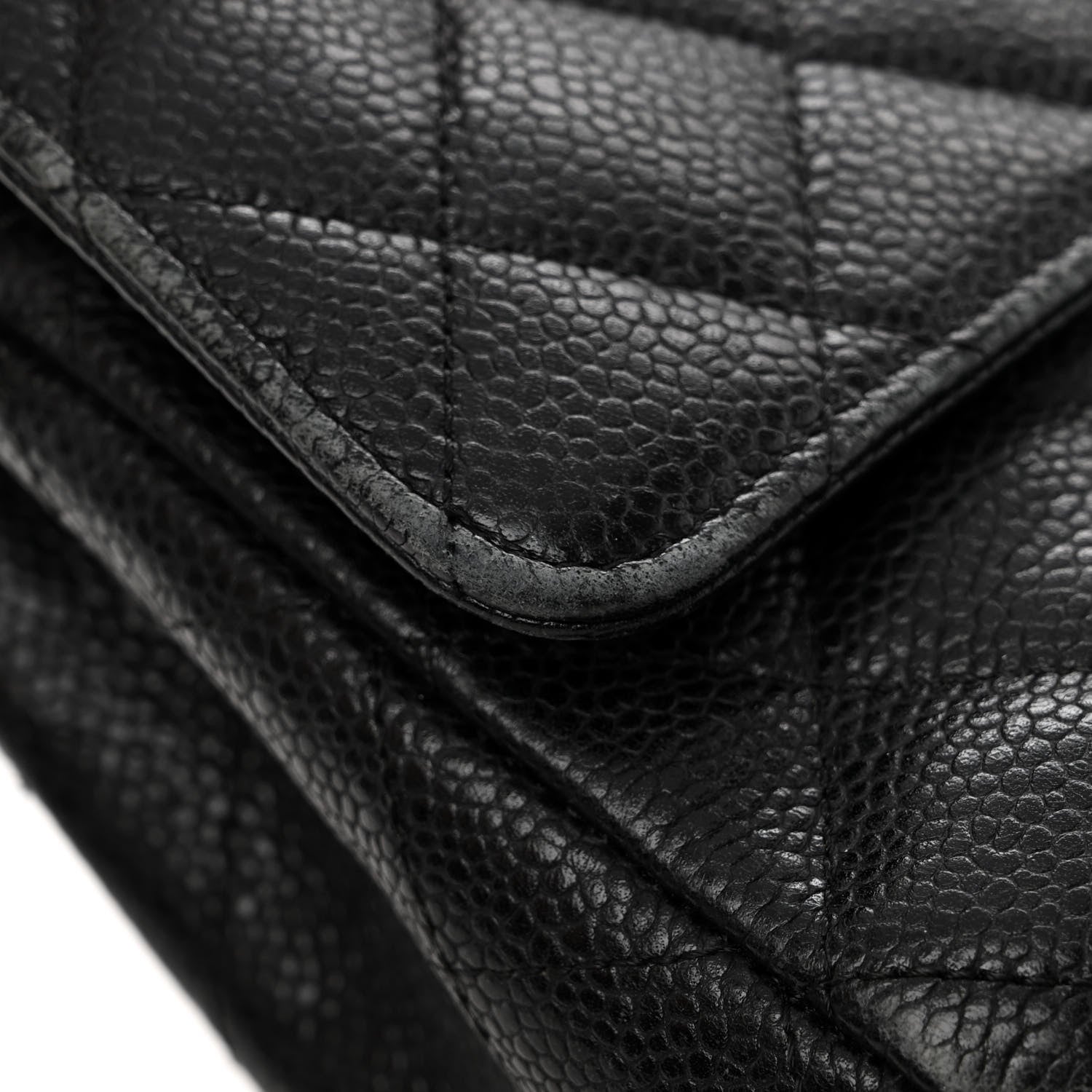 Chanel Caviar Quilted Medium Double Flap Black 10 of 13