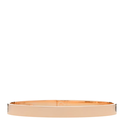 Hermes 18K Rose Gold Diamond PM Kelly Pave Bracelet SH 2 of 4