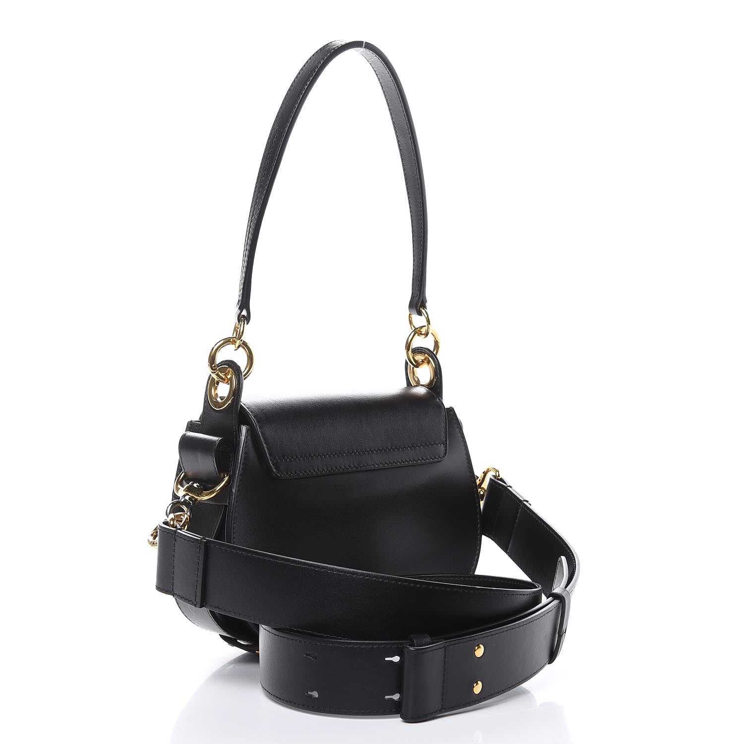 Chloe Calfskin Small Tess Bag Black 3 of 12