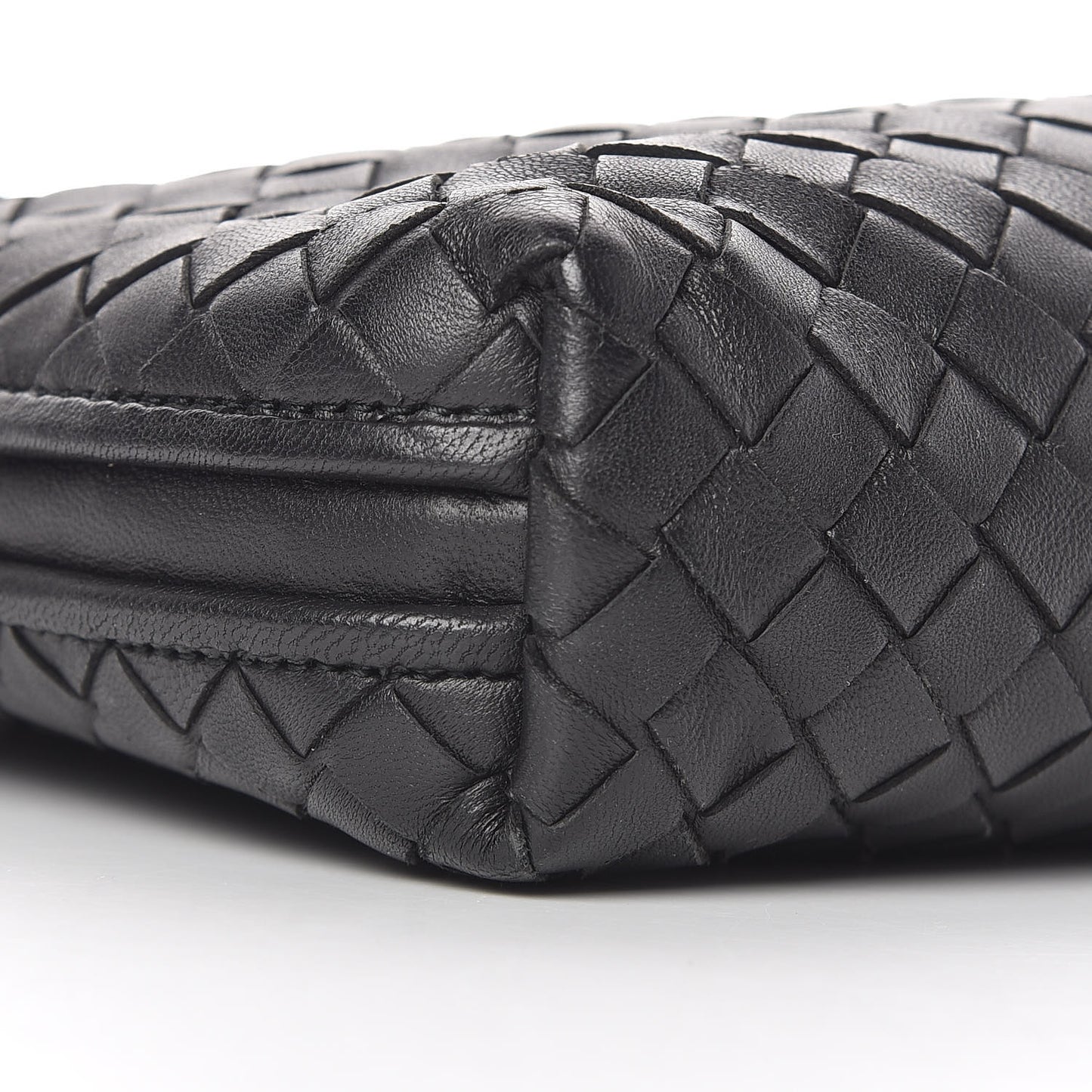 Nappa Intrecciato Nodini Bag Black
