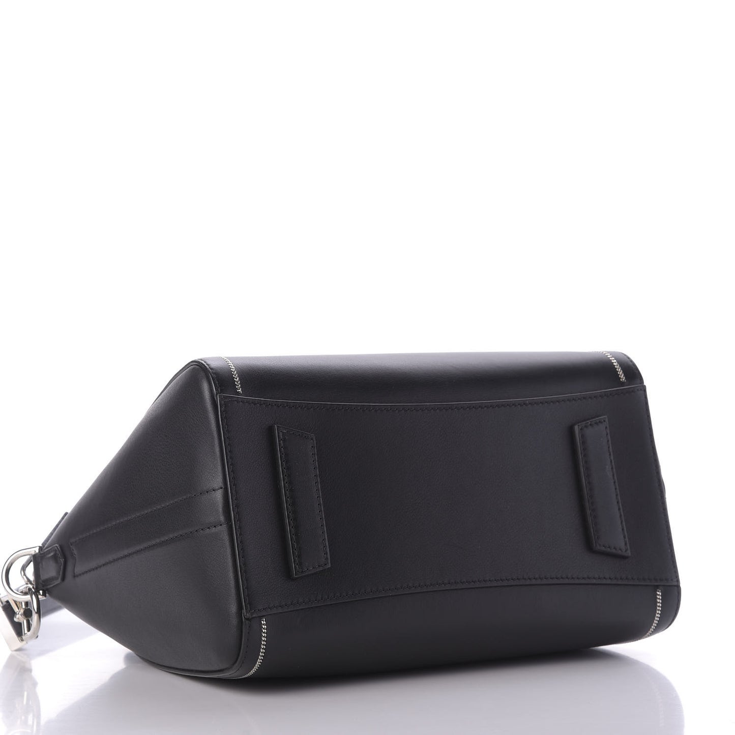 Buffed Calfskin Small Chain Antigona Black