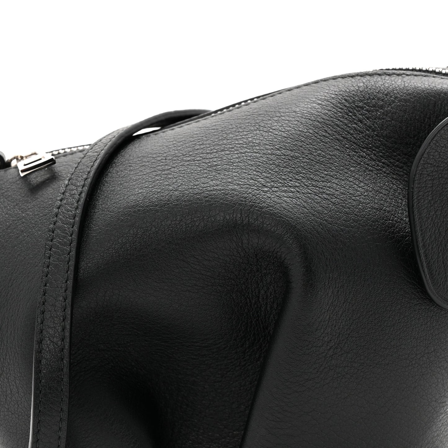 Calfskin Mini Elephant Crossbody Bag Black