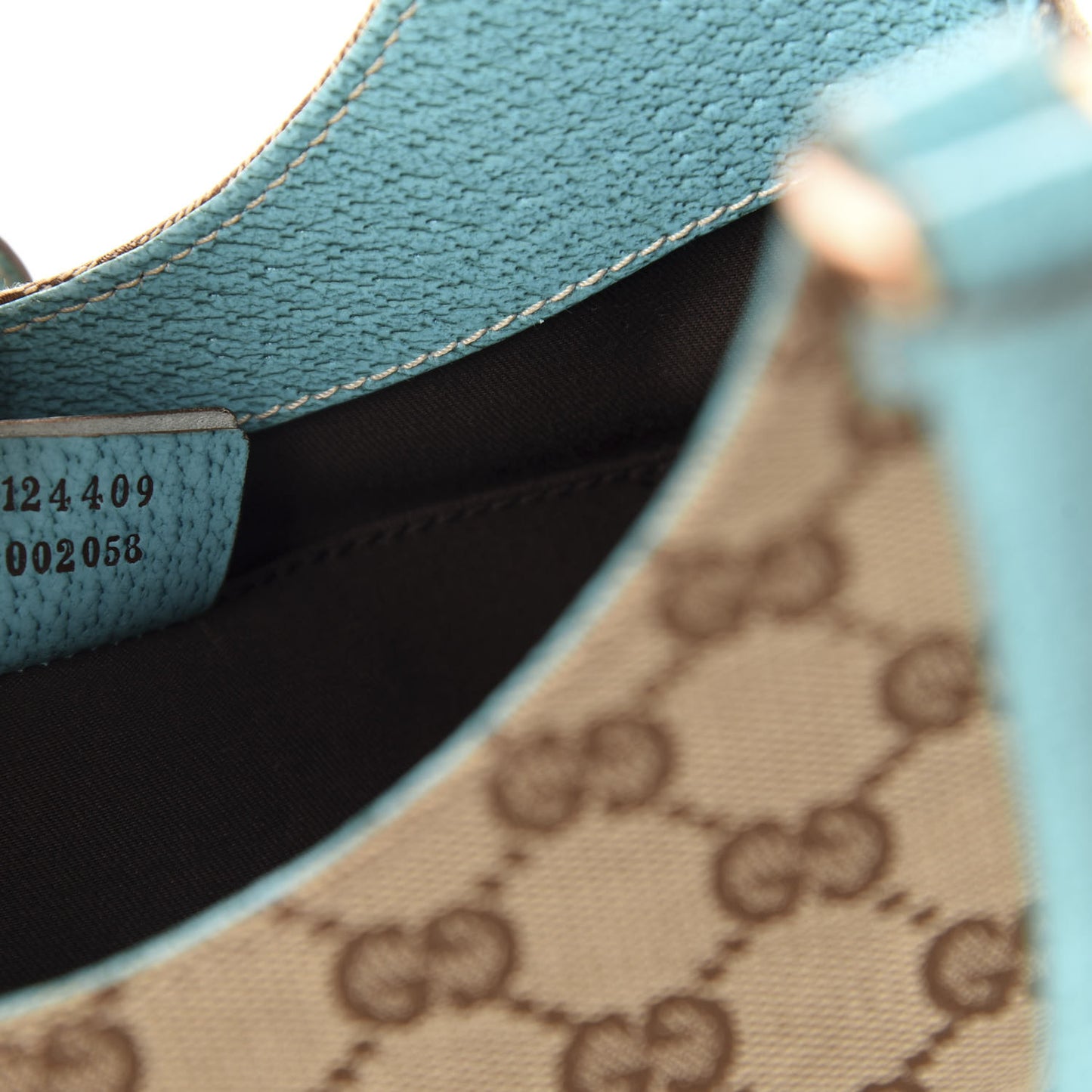Monogram Jackie O Hobo Turquoise